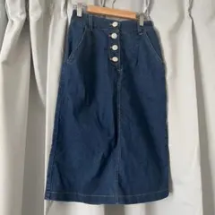 【INGNI】ひざ丈デニムスカート