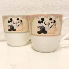 ディズニー ミッキー＆ミニー ペアマグカップ
