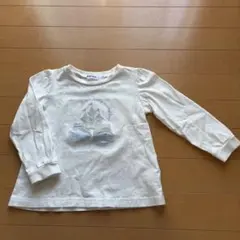 SLAP SLIP 長袖カットソー お城モチーフ ホワイト トップス ロンT