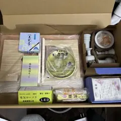 神具セット LEDローソク、焼香セット付き