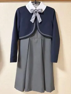 【arisana】フォーマルワンピース150㎝ ネイビー グレー
