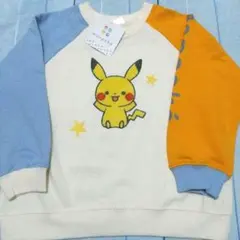 【新品タグ付】monpoke モンポケ ピカチュウ 長袖 トップストレーナー