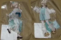 ホロライブ 極楽湯 風真いろは アクリルスタンド 2種セット 浴衣