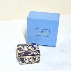 未使用】ウェッジウッド コーヌコピア ボンボニエール 蓋付き 小物入れ