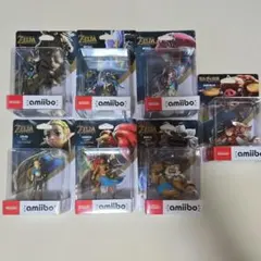 amiibo ゼルダの伝説 ブレス オブ ザ ワイルド 7種セットのサムネイル