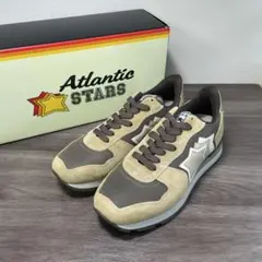 Atlantic STARS 新品　メンズ　スニーカー　ベージュ×ブラウン41
