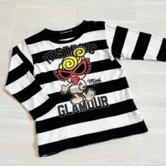 ヒステリックミニ «90» ボーダー miniちゃん 長袖 ロンT トップス