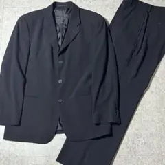 00s EMPORIO ARMANI セットアップ 黒 Italy製 ウール