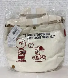 未使用☆Snoopy チェック柄ショルダーバッグ オレンジ系 - メルカリ