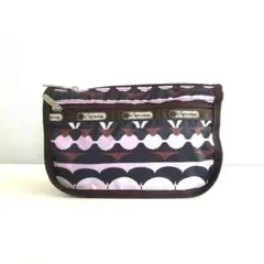 【新品未使用】LeSportsac ポーチ(幾何学模様)