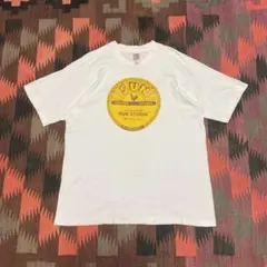 EVISU リンガーT カモメ フェード Tシャツ ロゴ 短丈 Y2K 日章旗 