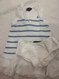 Ralph Lauren ストライプ ワンピース 90cmのサムネイル