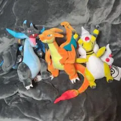 ポケモンセンター メガリザードンY&X、メガデンリュウ ぬいぐるみ