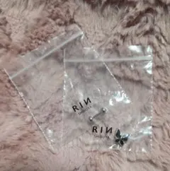 新品未使用 凛 16G ボディピアス 軟骨ピアス バタフライ 色変化