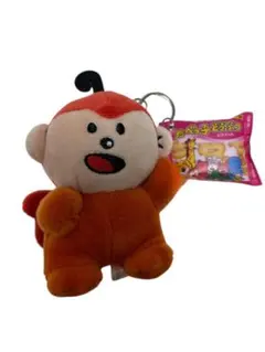たべっ子どうぶつ　おさるさんのぬいぐるみキーホルダー