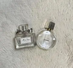 CHANEL CHANCE & Miss Dior 香水空びんセット - メルカリ
