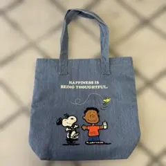 Starbucks x Peanuts デニムトートバッグ