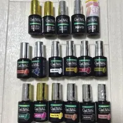 百均ジェルネイルセット　セリア17本　他ジェルやパーツとのまとめ買いでよりお得◎