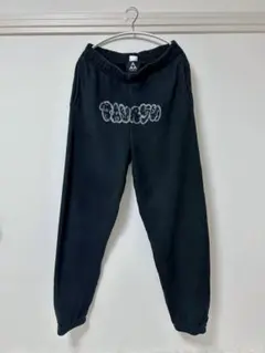 adamth DAVRYUブラック ジョガーパンツ