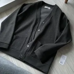 ストレッチメルトンカーディガン サニーレーベル　LA37-11S002 L