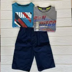 Tシャツ2枚とショートパンツセット