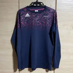 adidas freefootball 長袖プラクティスシャツ ネイビー L