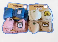 まめきちまめこ　　ヘアバンド4種セットのサムネイル