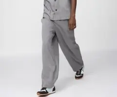 スウェットワイドパンツ　UNIQLO C グレー5