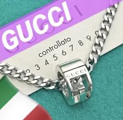 美品 GUCCI ノットペンダント - メルカリ