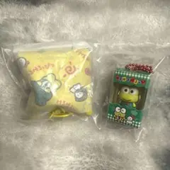サンリオキャラクターズ　チョコボックス　ミニスクエアケースキーホルダー　けろっぴ