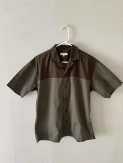THE SHOP TK 半袖シャツ XL オリーブグリーン 開襟のサムネイル