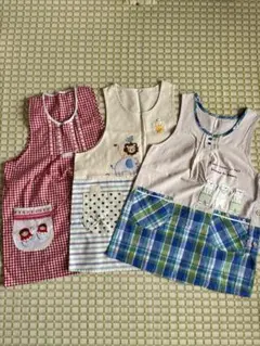 保育士 介護 作業用エプロン3枚セット売り