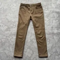 [CINEMA CLUB] 裏ボア 暖パン L ベージュ スリムパンツ