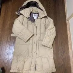 ♡水鳥羽毛100% レトロ　ビンテージ　ロングダウンコート♡