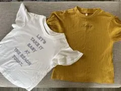 GU 女の子　Tシャツ　110 ２枚セットのサムネイル