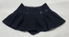 ブラック キュロットスカート