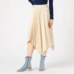 【美品】Acne Studios プリーツロングスカート M ベージュのサムネイル