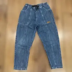テーパード型クライミングデニムパンツ サイズ140 ブルー