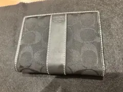 COACH ブラック 二つ折り財布