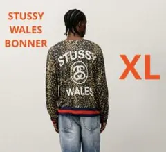 STUSSY WALES BONNER LEOPARD SWEATER