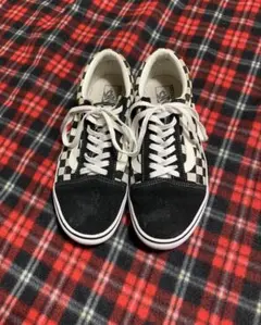 vans オールドスクール　チェッカーボード　US10