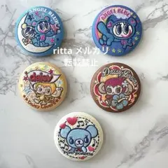 ナルミヤキャラクターズ 刺繍缶バッチ ビスケット