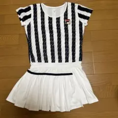 FILA ストライプ テニスウェア S