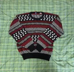 traditionalist 総柄 ニット セーター Mのサムネイル
