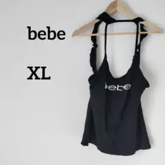 bebe ブラック キャミソール タンクトップ XL/1X トップス
