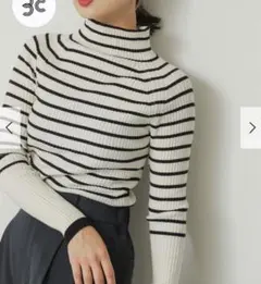 ストレッチリブハイネックセーター　センスオブアーバンリサーチ