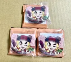 鬼滅の刃　カフェ　実りの秋まつり　くま缶バッジ　煉獄杏寿郎　3点セット