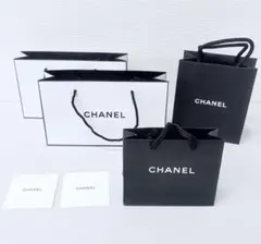 CHANEL★ショップ紙袋4点セット★ブラック★ホワイト
