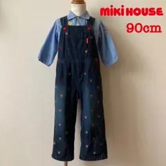 MIKI HOUSE ミキハウス プチプッチー デニム サロペット 90cm