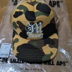 MOUSSY × A BATHING APE REISSUE MESH キャップ - メルカリ